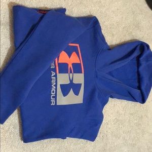 Under Armour blue hoodie. Youth size YMD